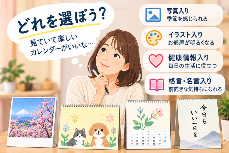 カレンダーはどれを選ぼう?